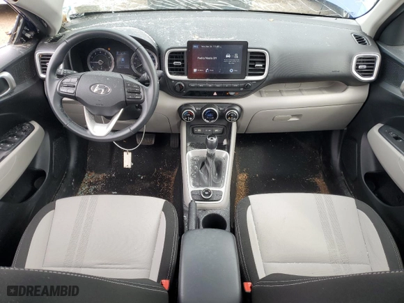 2022 Hyundai Venue SEL with VIN KMHRC8A35NU189147, listed as a Copart auction lot 50240605 with 9,646 mi miles and Salvage Title. Bid and sale history available at carsss.com. Image 8.