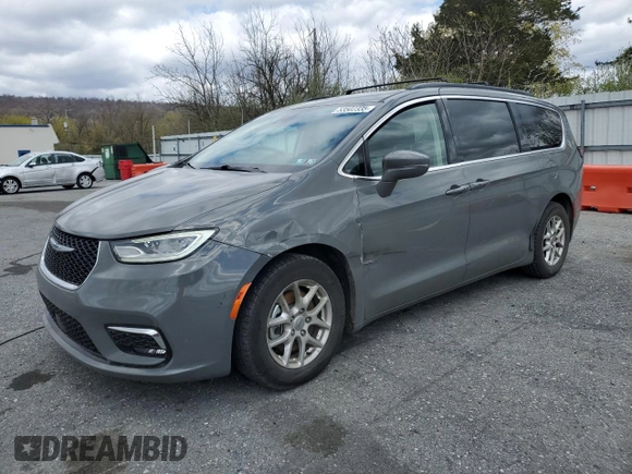 2022 Chrysler Pacifica Touring L with VIN 2C4RC1BG7NR154314, listed as a Copart auction lot 53502335 with 77,511 mi miles and Salvage Title. Bid and sale history available at DreamBid. Image 1.