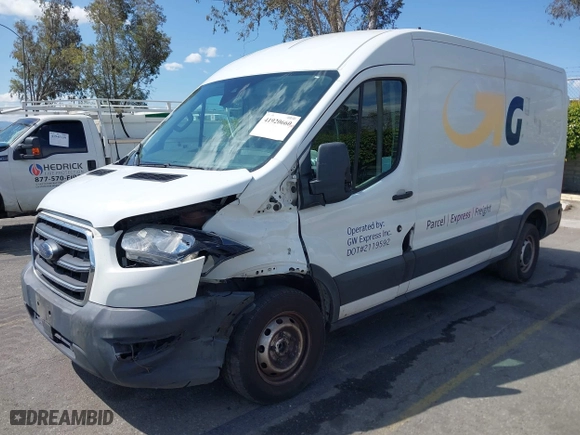2020 Ford Transit Cargo Van with VIN 1FTBR1C83LKA59378, listed as a IAAI auction lot 41920660 with 97,068 mi miles. Bid and sale history available at carsss.com. Image 18.