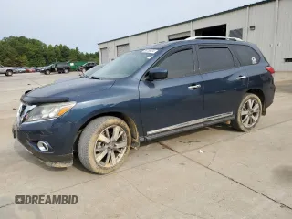2014 Nissan Pathfinder Platinum with VIN 5N1AR2MM9EC735984, listed as a Copart auction lot 69788534 with 126,810 mi miles and Salvage Title. Bid and sale history available at carsss.com. Image 1.
