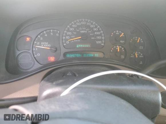 2003 Chevrolet Silverado 1500 with VIN 2GCEK19T531210475, listed as a Copart auction lot 47099315 with 211,504 mi miles and Salvage Title. Bid and sale history available at carsss.com. Image 9.