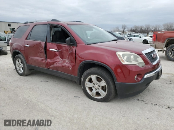 2010 GMC Acadia SLE with VIN 1GKLRLED2AJ162308, listed as a Copart auction lot 47792795 with 152,069 mi miles and Salvage Title. Bid and sale history available at DreamBid. Image 4.