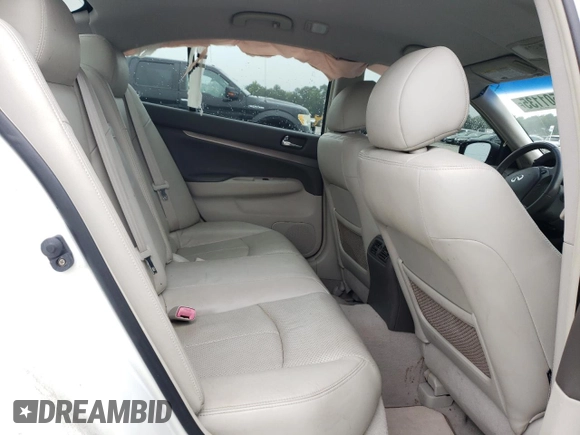 2011 Infiniti G25 x с VIN JN1DV6AR7BM651482, выставлен на аукционе Copart как лот 58501135 с пробегом 118 045 миль миль и Списание • Salvage title. История ставок и продаж доступна на DreamBid. Изображение 10.