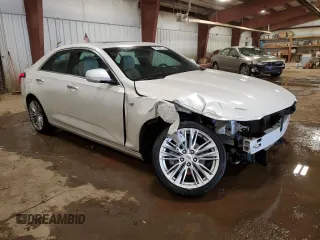 2020 Cadillac CT4 Premium Luxury with VIN 1G6DF5RK0L0154135, listed as a Copart auction lot 87007724 with 42,762 mi miles and Salvage Title. Bid and sale history available at carsss.com. Image 4.
