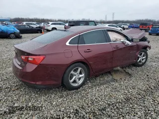 2016 Chevrolet Malibu LS with VIN 1G1ZB5ST8GF189549, listed as a Copart auction lot 43314015 with Not Provided miles and Salvage Title. Bid and sale history available at carsss.com. Image 3.