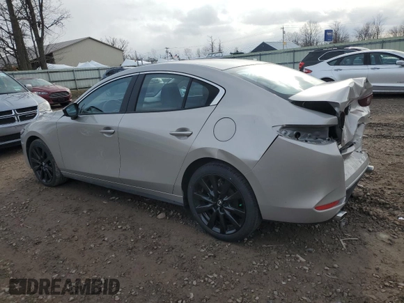 2025 Mazda 3 S Select Sport with VIN JM1BPABM6S1755922, listed as a Copart auction lot 50626925 with 2,794 mi miles and Salvage Title. Bid and sale history available at DreamBid. Image 2.