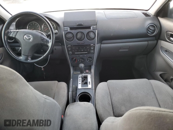 2007 Mazda 6 i Sport VE with VIN 1YVHP84C775M21769, listed as a Copart auction lot 74559704 with 191,361 mi miles and Salvage Title. Bid and sale history available at DreamBid. Image 8.