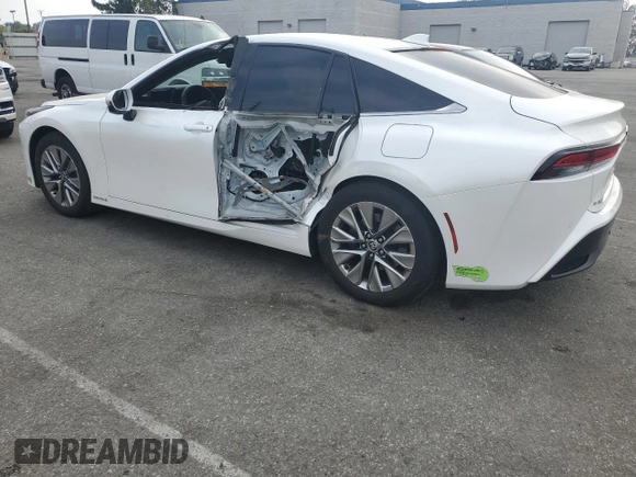 2023 Toyota Mirai XLE with VIN JTDAAAAA8PA009516, listed as a Copart auction lot 62543395 with 27,867 mi miles and Salvage title. Bid and sale history available at DreamBid. Image 2.