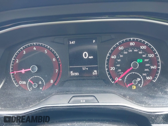 2021 Volkswagen Jetta S with VIN 3VWC57BU3MM031864, listed as a IAAI auction lot 42340036 with 59,193 mi miles and . Bid and sale history available at DreamBid. Image 7.