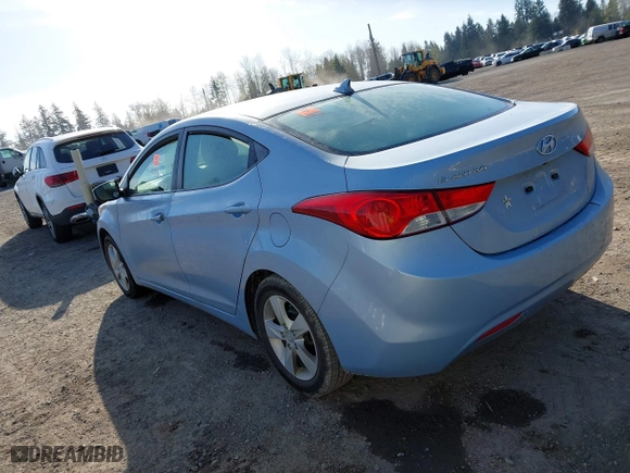 2011 Hyundai Elantra Ltd with VIN KMHDH4AE5BU099465, listed as a IAAI auction lot 41949975 with 80,037 mi miles. Bid and sale history available at carsss.com. Image 3.