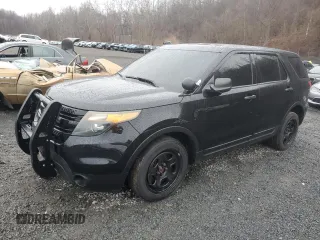 2014 Ford Utility Police Interceptor with VIN 1FM5K8ARXEGC13897, listed as a Copart auction lot 49944055 with 159,647 mi miles and Salvage Title. Bid and sale history available at carsss.com. Image 1.