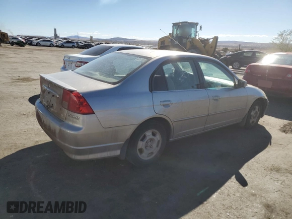 2005 Honda Civic with VIN JHMES96615S012992, listed as a Copart auction lot 50015585 with Not Provided miles and Clean Title. Bid and sale history available at DreamBid. Image 3.