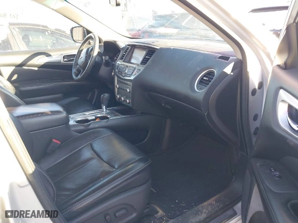 2017 Nissan Pathfinder S with VIN 5N1DR2MNXHC615296, listed as a IAAI auction lot 41380776 with 143,306 mi miles. Bid and sale history available at carsss.com. Image 5.