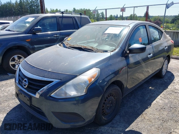 2015 Nissan Versa SV with VIN 3N1CN7AP4FL810975, listed as a IAAI auction lot 42643990 with 165,301 mi miles and . Bid and sale history available at DreamBid. Image 6.