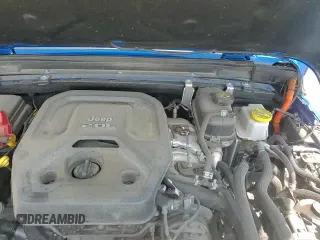 2022 Jeep Wrangler Unlimited Sahara with VIN 1C4JJXP63NW250034, listed as a Copart auction lot 68151135 with 41,912 mi miles and Salvage title. Bid and sale history available at DreamBid. Image 16.