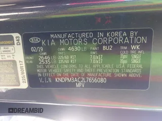 2020 Kia Sportage LX with VIN KNDPM3AC2L7656080, listed as a IAAI auction lot 41880254 with 34,023 mi miles and . Bid and sale history available at DreamBid. Image 9.