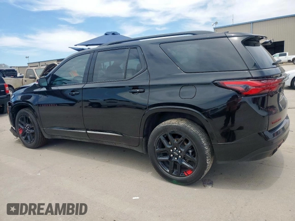 2023 Chevrolet Traverse Premier with VIN 1GNERKKWXPJ182441, listed as a Copart auction lot 57129195 with Not provided miles and Salvage title. Bid and sale history available at DreamBid. Image 2.