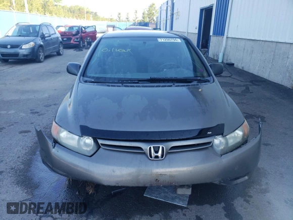2006 Honda Civic Cpe DX with VIN 2HGFG12276H000805, listed as a Copart auction lot 71200794 with 309,041 mi miles and Salvage Title. Bid and sale history available at carsss.com. Image 5.
