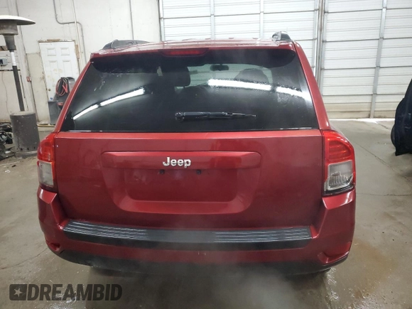 2012 Jeep Compass Sport with VIN 1C4NJCBB0CD640158, listed as a Copart auction lot 83050984 with 126,317 mi miles and Salvage Title. Bid and sale history available at carsss.com. Image 6.