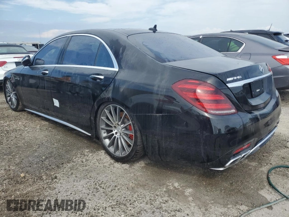 2018 Mercedes-Benz S 63 AMG with VIN WDDUG8JB7JA385411, listed as a Copart auction lot 74210724 with Not Provided miles and Non Repairable. Bid and sale history available at DreamBid. Image 2.