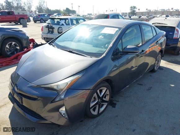 2016 Toyota Prius Four with VIN JTDKARFU6G3508681, listed as a IAAI auction lot 41873228 with 65,418 mi miles. Bid and sale history available at carsss.com. Image 2.
