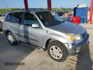 2001 Toyota RAV4 with VIN JTEGH20V810014031, listed as a IAAI auction lot 34986535 with 189,529 mi miles and . Bid and sale history available at DreamBid. Image 1.