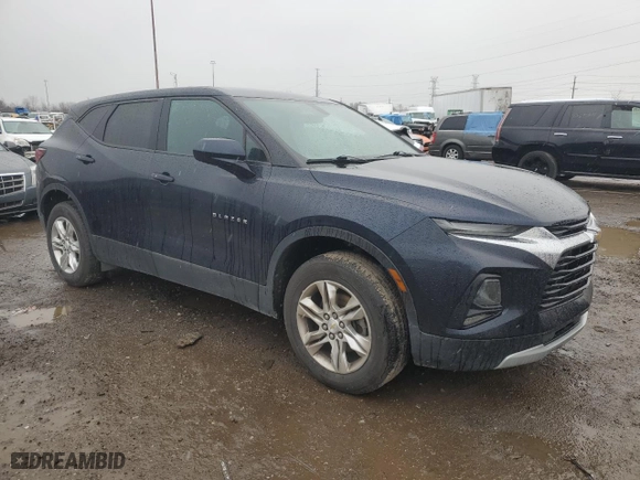 2020 Chevrolet Blazer LT with VIN 3GNKBCRS5LS698618, listed as a Copart auction lot 81306494 with 73,798 mi miles and Salvage Title. Bid and sale history available at carsss.com. Image 4.