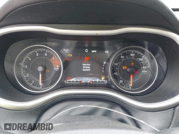 2017 Jeep Cherokee Trailhawk with VIN 1C4PJMBS2HW612792, listed as a IAAI auction lot 42373828 with 74,106 mi miles and . Bid and sale history available at DreamBid. Image 15.