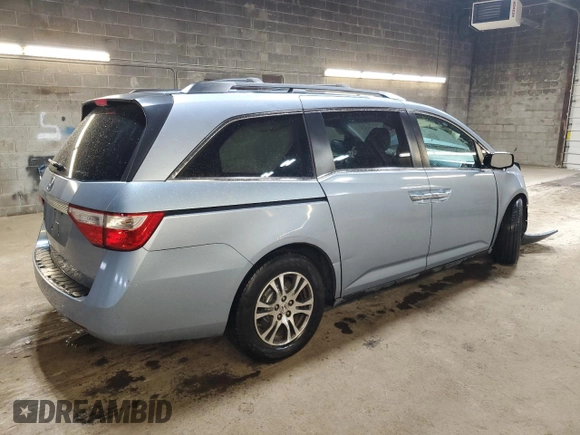 2011 Honda Odyssey EX с VIN 5FNRL5H40BB011779, выставлен на аукционе Copart как лот 51545685 с пробегом Не указан миль и Списание • Salvage title. История ставок и продаж доступна на DreamBid. Изображение 3.