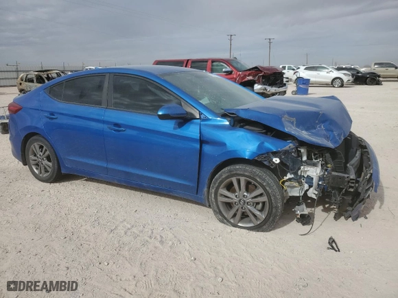 2018 Hyundai Elantra Value Edition with VIN KMHD84LF4JU609275, listed as a Copart auction lot 45333445 with 162,892 mi miles and Salvage Title. Bid and sale history available at carsss.com. Image 4.