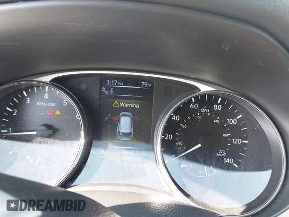 2016 Nissan Rogue SV with VIN 5N1AT2MV6GC789773, listed as a IAAI auction lot 41790816 with 94,901 mi miles and . Bid and sale history available at carsss.com. Image 7.