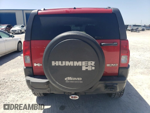 2007 Hummer H3 SUV with VIN 5GTDN13E478133672, listed as a Copart auction lot 50881434 with 137,674 mi miles and Clean Title. Bid and sale history available at carsss.com. Image 6.
