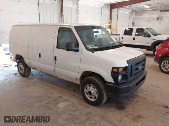 2014 Ford Econoline Cargo Commercial with VIN 1FTNE2EW8EDA09190, listed as a IAAI auction lot 42655816 with 212,534 mi miles and . Bid and sale history available at DreamBid. Image 1.