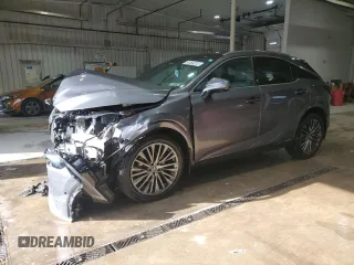 2023 Lexus RX 350h with VIN 2T2BBMCA0PC002776, listed as a Copart auction lot 61464215 with 73,468 mi miles and Salvage title. Bid and sale history available at DreamBid. Image 1.
