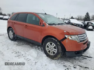 2007 Ford Edge SEL PLUS with VIN 2FMDK49C77BA22906, listed as a Copart auction lot 47485995 with 260,194 mi miles and Salvage Title. Bid and sale history available at carsss.com. Image 4.