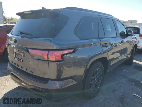 2024 Toyota Sequoia SR5 with VIN 7SVAAABA5RX022048, listed as a Copart auction lot 72630824 with 5,182 mi miles and Salvage Title. Bid and sale history available at carsss.com. Image 3.