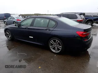 2016 BMW 7 Series 750i xDrive with VIN WBA7F2C58GG416876, listed as a Copart auction lot 37267523 with 77,741 mi miles. Bid and sale history available at carsss.com. Image 2.