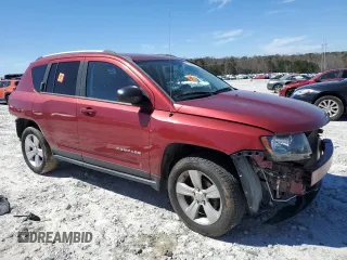 2015 Jeep Compass Sport with VIN 1C4NJCBB9FD246582, listed as a Copart auction lot 48387475 with 134,006 mi miles and Salvage Title. Bid and sale history available at carsss.com. Image 4.