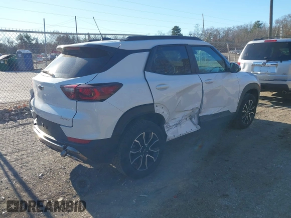 2024 Chevrolet TrailBlazer ACTIV with VIN KL79MSSL1RB045414, listed as a IAAI auction lot 41228708 with 10,811 mi miles and . Bid and sale history available at DreamBid. Image 4.