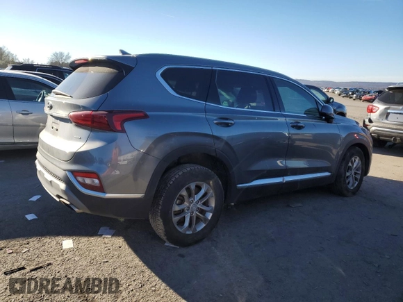 2019 Hyundai Santa Fe SEL with VIN 5NMS3CAD2KH008493, listed as a Copart auction lot 35865073 with 0 mi miles. Bid and sale history available at carsss.com. Image 3.