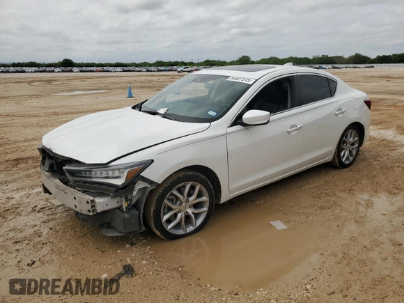 2020 Acura ILX with VIN 19UDE2F35LA003699, listed as a Copart auction lot 54327315 with 107,740 mi miles and Salvage title. Bid and sale history available at DreamBid. Image 1.