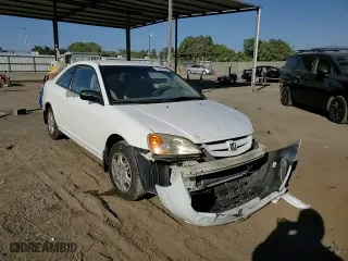 2002 Honda Civic LX with VIN 1HGEM21502L108055, listed as a Copart auction lot 73056704 with 253,586 mi miles and Salvage Title. Bid and sale history available at carsss.com. Image 10.