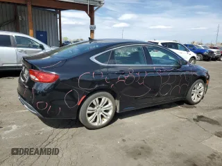 2015 Chrysler 200 Limited with VIN 1C3CCCAB4FN751091, listed as a Copart auction lot 52079915 with 123,711 mi miles and Salvage Title. Bid and sale history available at carsss.com. Image 3.