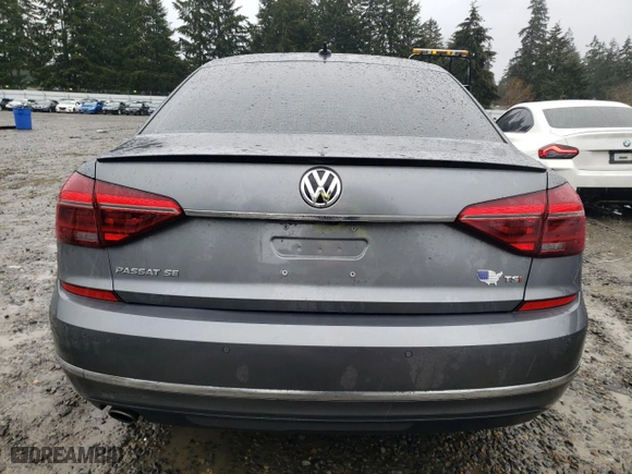 2017 Volkswagen Passat 1.8T SE w/Technology with VIN 1VWGT7A35HC052013, listed as a Copart auction lot 43637135 with 62,330 mi miles and Clean Title. Bid and sale history available at carsss.com. Image 6.