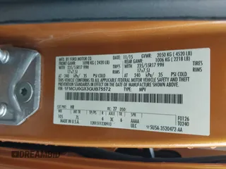 2016 Ford Escape SE with VIN 1FMCU0GX3GUB75572, listed as a IAAI auction lot 41869920 with 154,586 mi miles and . Bid and sale history available at carsss.com. Image 9.