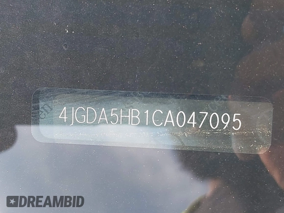 2012 Mercedes-Benz M 350 with VIN 4JGDA5HB1CA047095, listed as a IAAI auction lot 42629719 with 152,488 mi miles and . Bid and sale history available at DreamBid. Image 9.