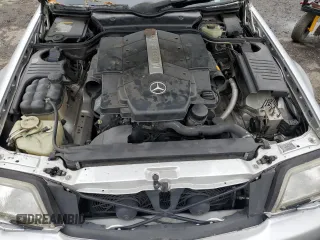 1999 Mercedes-Benz SL 500 with VIN WDBFA68F1XF177603, listed as a Copart auction lot 58983485 with 120,737 mi miles and Salvage title. Bid and sale history available at DreamBid. Image 11.