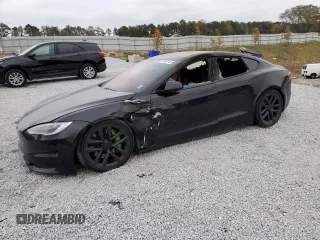 2021 Tesla Model S Plaid with VIN 5YJSA1E68MF454643, listed as a Copart auction lot 79865544 with 0 mi miles and Non Repairable. Bid and sale history available at carsss.com. Image 1.