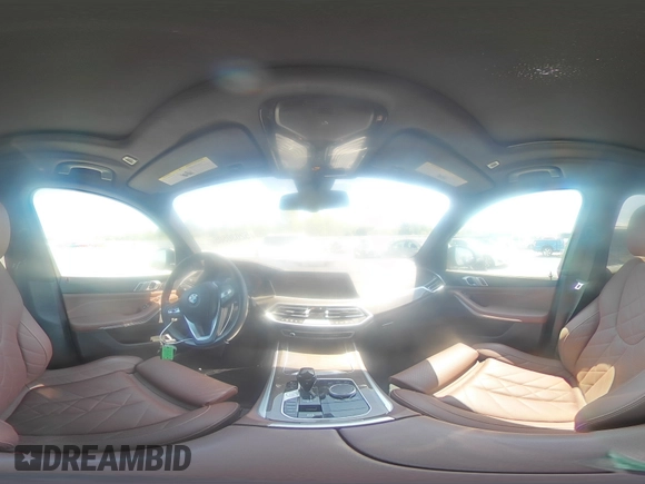 2023 BMW X5 xDrive40i with VIN 5UXCR6C08P9R06807, listed as a Copart auction lot 52030505 with 43,600 mi miles and Salvage title. Bid and sale history available at DreamBid. Image 14.