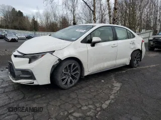 2022 Toyota Corolla SE with VIN JTDS4MCE8N3513238, listed as a Copart auction lot 45607025 with 66,017 mi miles and Salvage Title. Bid and sale history available at carsss.com. Image 1.